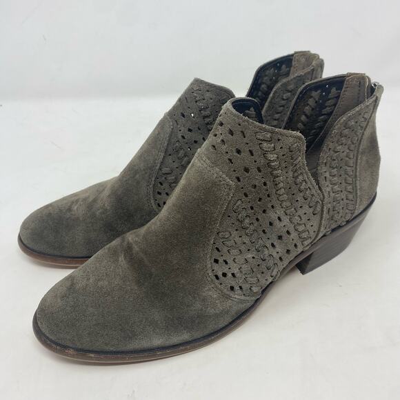 Vince Camuto Prasata Bootie Dark Grey Womens Size 9 - Picture 1 of 8